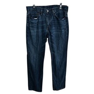 Levis 514 Jeans Mens W34 L32 Blue Denim Zip Fly Stretch Straight Smart Casual